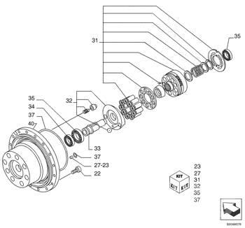 Kobelco - ax - 71470981 Transmisijos