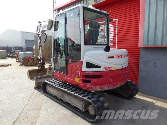 Takeuchi TB 260 Mini ekskavatoriai < 7 t