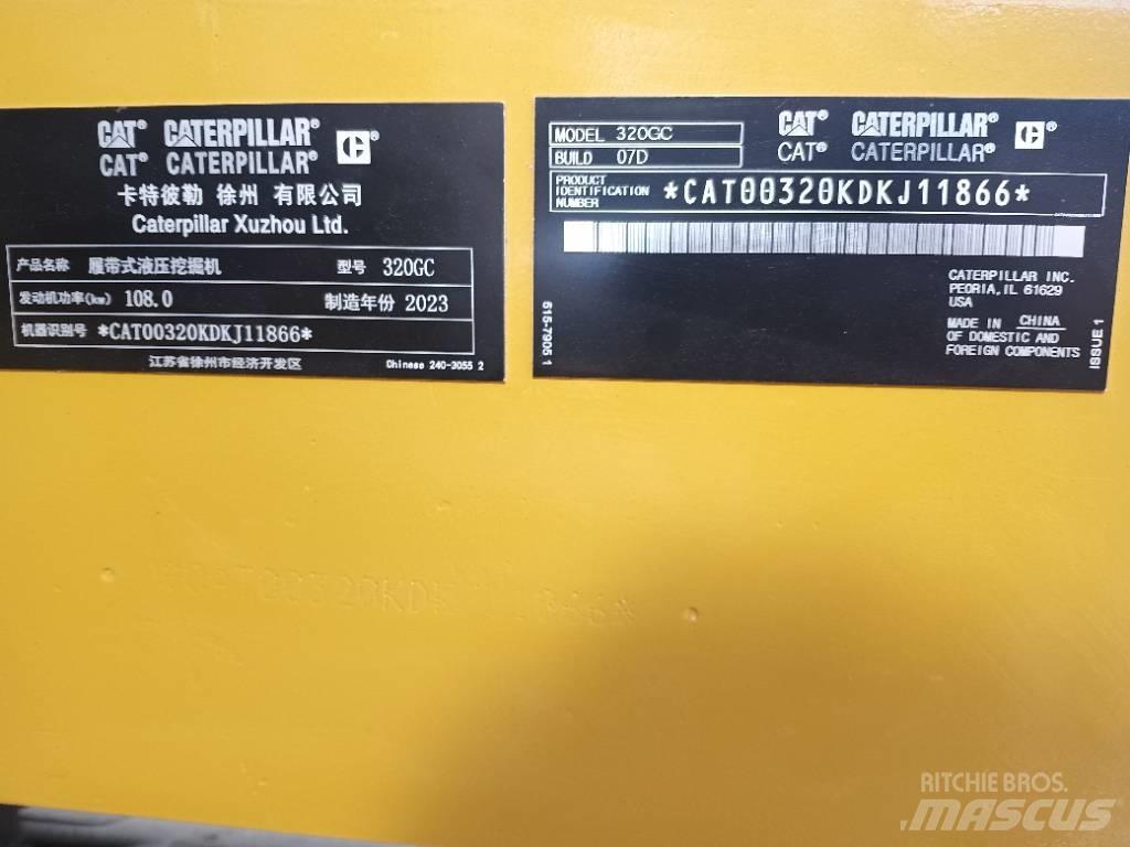 CAT 320 GC Vikšriniai ekskavatoriai