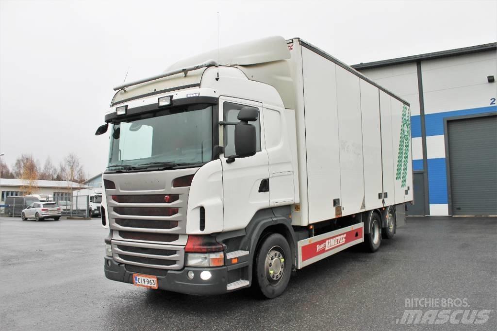 Scania R480 6x2 Sunkvežimiai su dengtu kėbulu