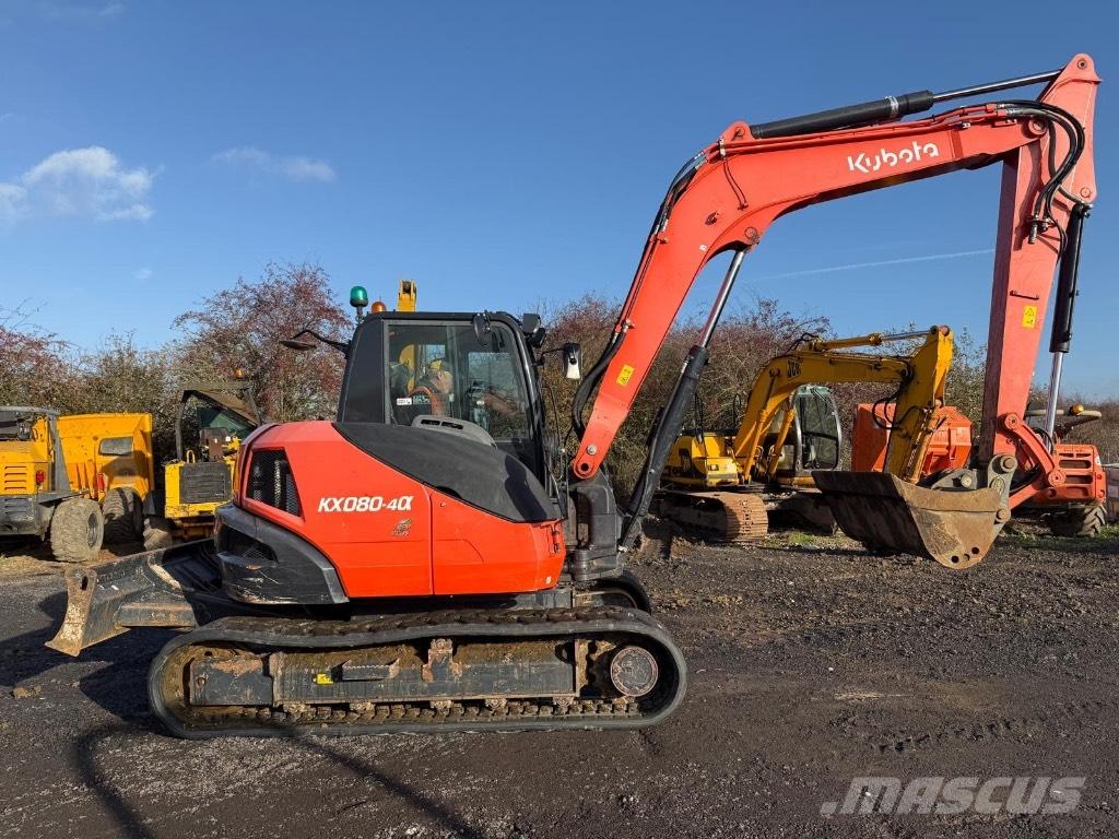 Kubota KX080-4 Vidutinės galios ekskavatoriai 7-12 t