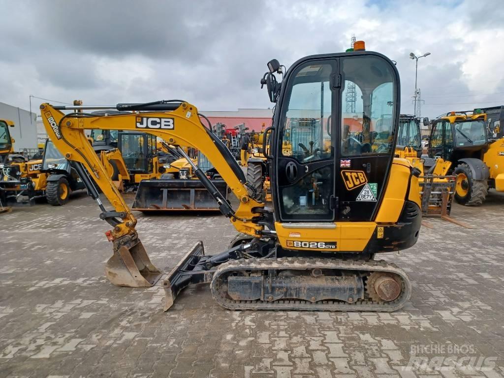 JCB 8026 CTS Mini ekskavatoriai < 7 t