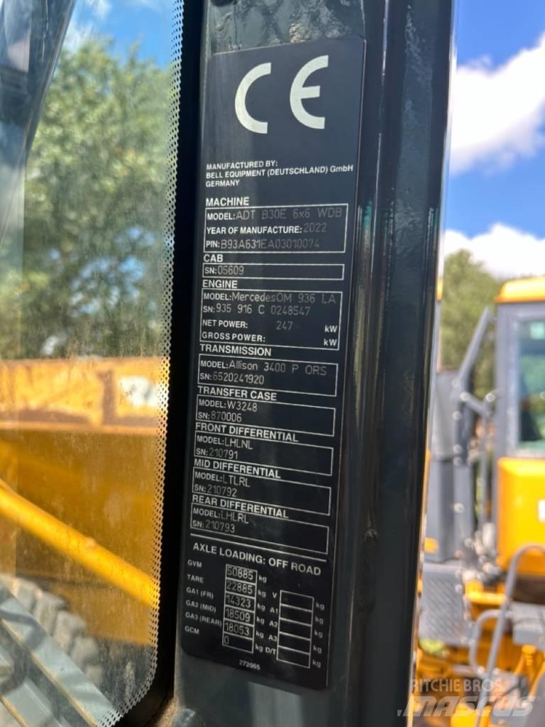 Bell B30E Karjeriniai savivarčiai