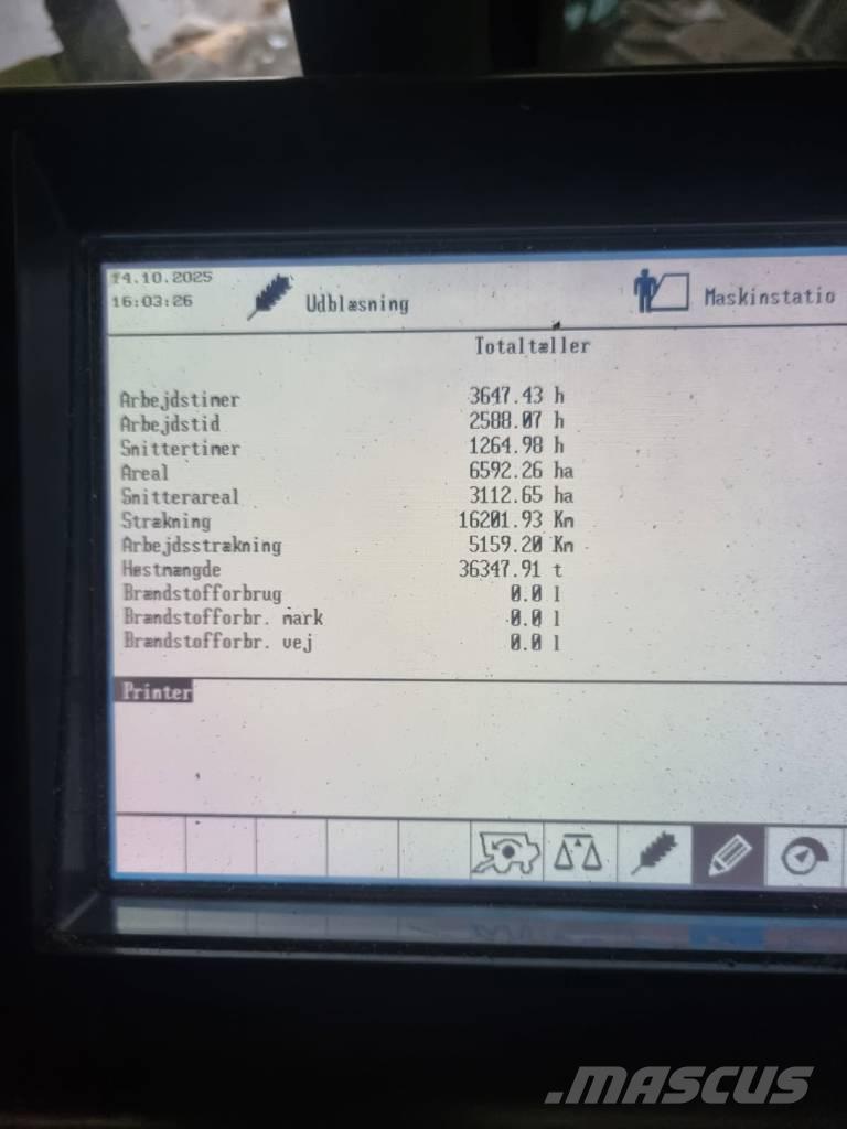 CLAAS Lexion 560 Derliaus nuėmimo kombainai