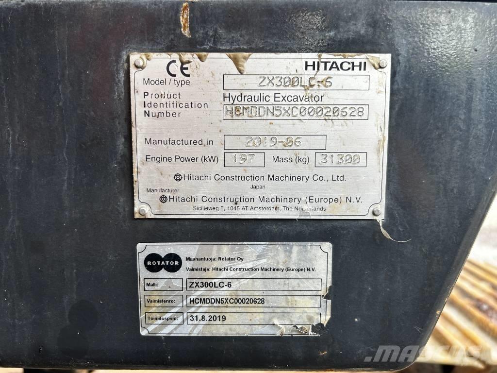 Hitachi ZX 300 LC-6 Vikšriniai ekskavatoriai