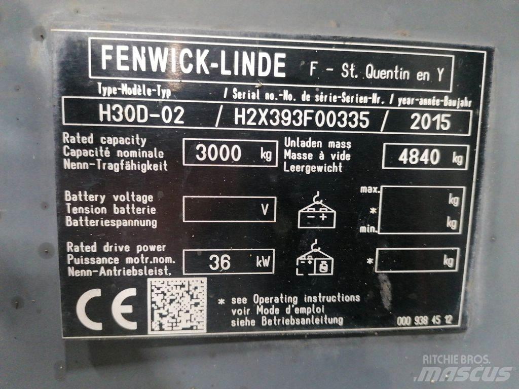 Linde H30D-02 Dyzeliniai krautuvai