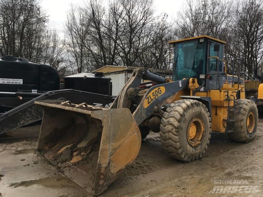 XCMG ZL50G Naudoti ratiniai krautuvai