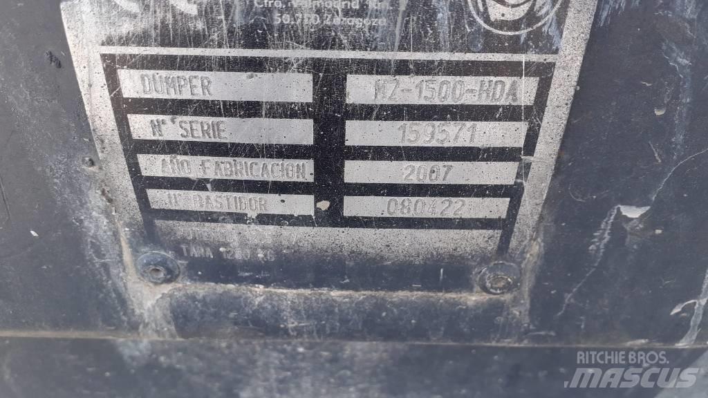 Mz Imer MZ-1500-HDA Statybiniai savivarčiai sunkvežimiai