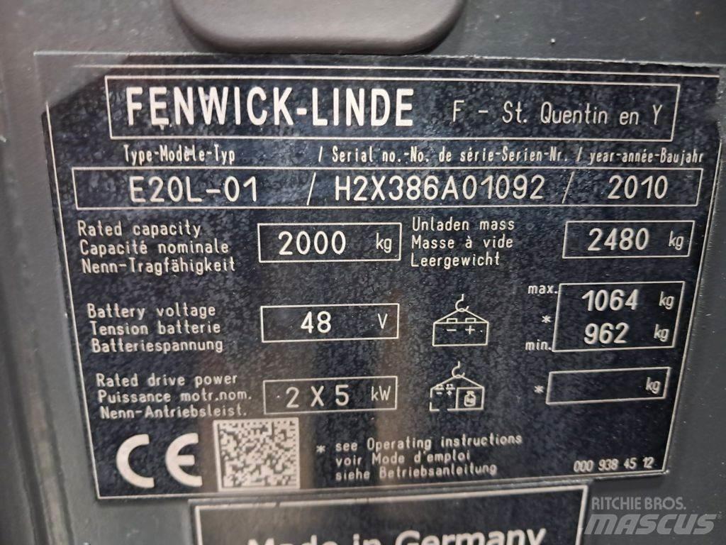 Linde E20L-01 Šakiniai krautuvai - Kita