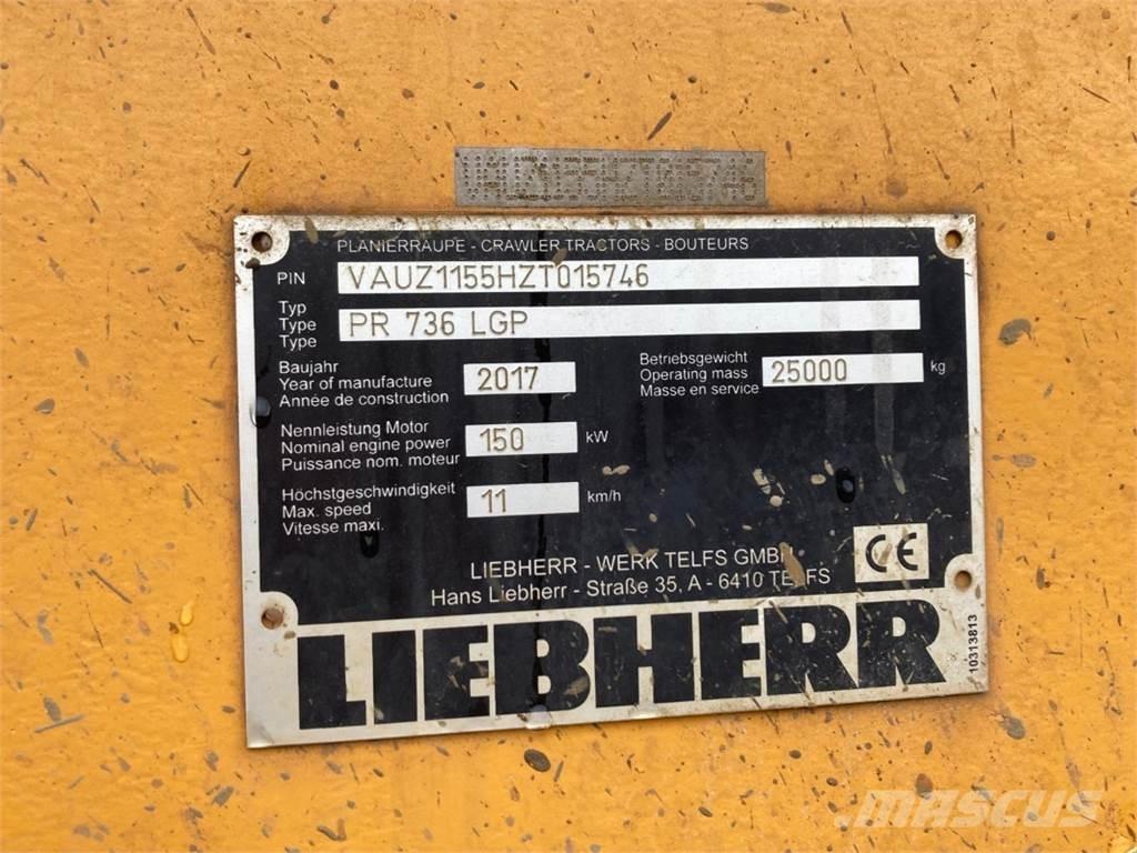 Liebherr PR736 LGP Vikšriniai buldozeriai