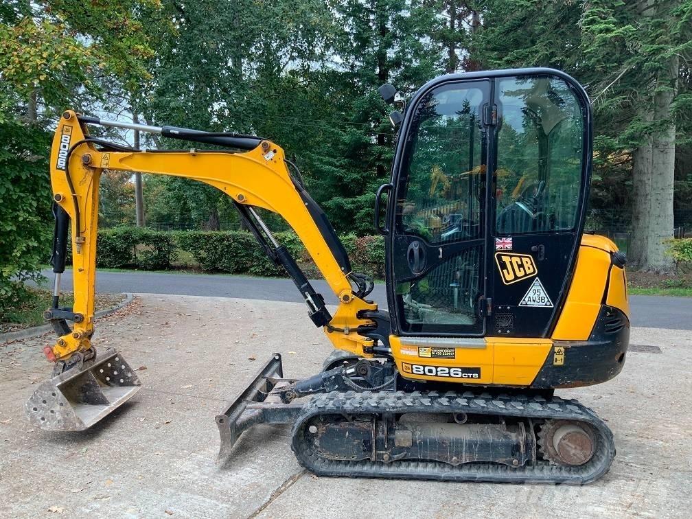 JCB 8026 CTS Mini ekskavatoriai < 7 t