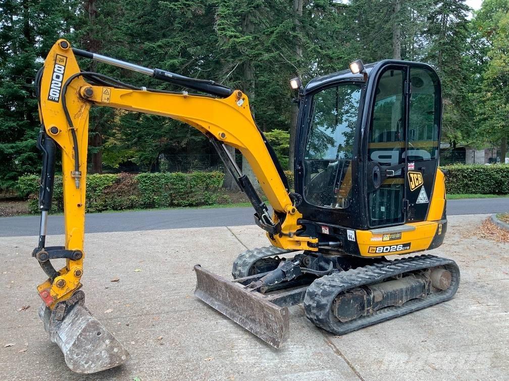 JCB 8026 CTS Mini ekskavatoriai < 7 t