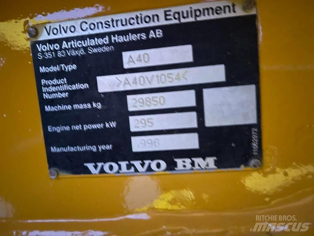 Volvo A40C Karjeriniai savivarčiai