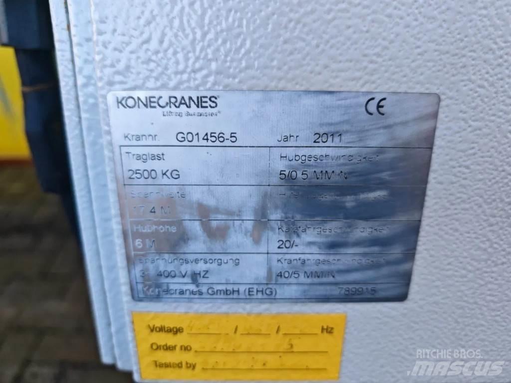 Konecranes 2.5 Ton Pakabinami ir ožiniai kranai