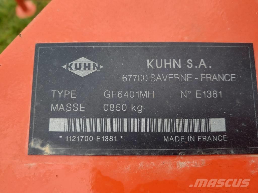 Kuhn GF 6401 M H Šieno grėbliai ir vartytuvai