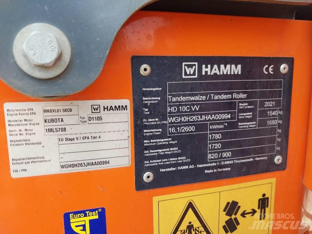 Hamm HD 10 C VV Vibratoriai
