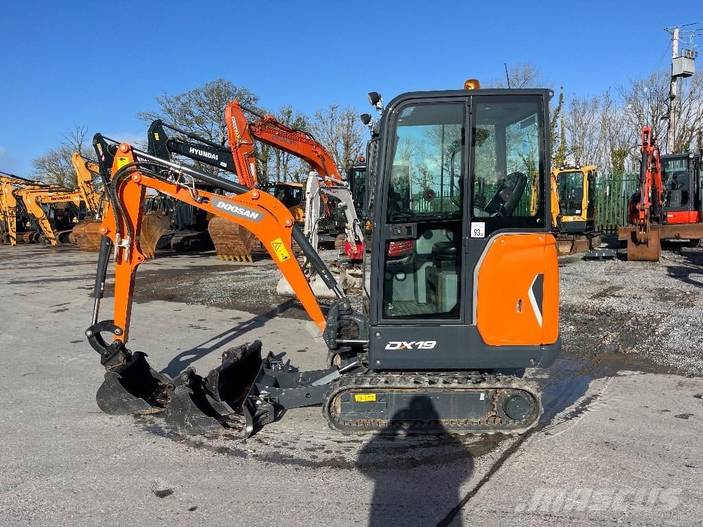 Doosan DX 19 Mini ekskavatoriai < 7 t