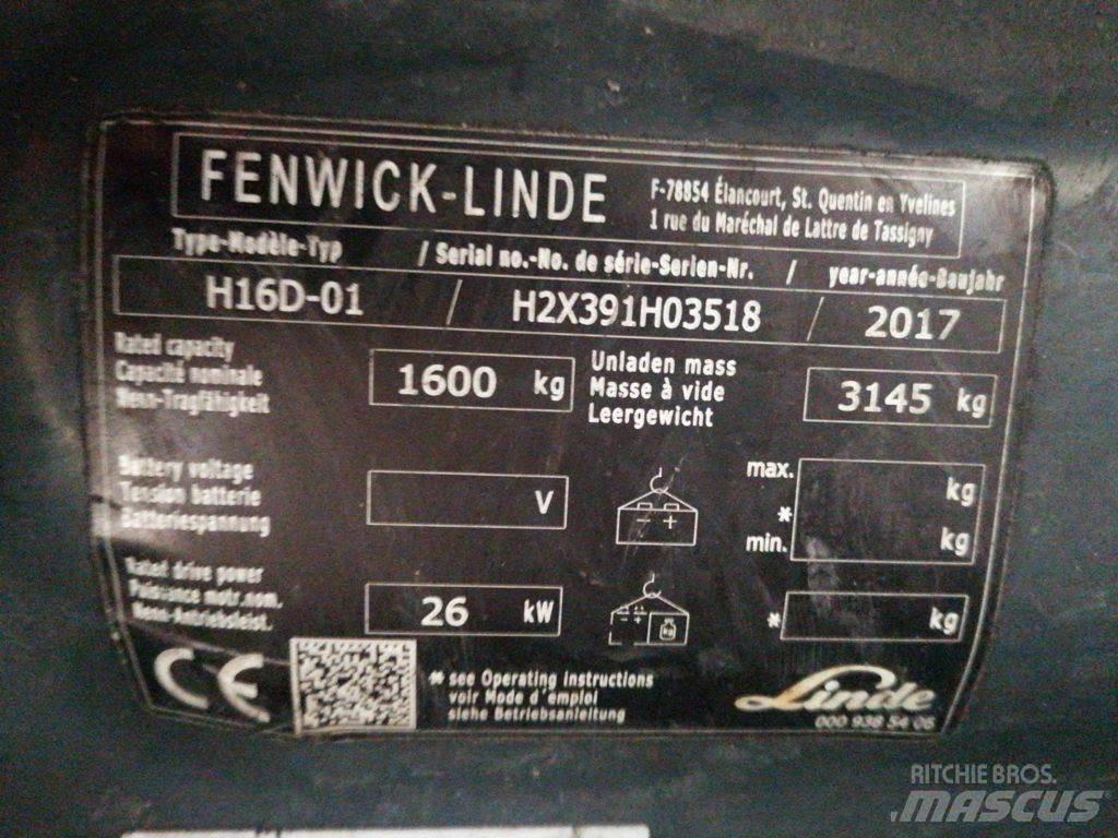 Linde H16D-01 Dyzeliniai krautuvai
