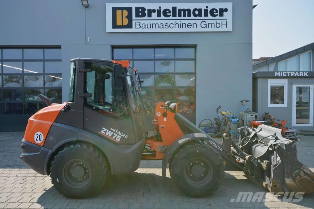 Hitachi ZW 75-6 Naudoti ratiniai krautuvai