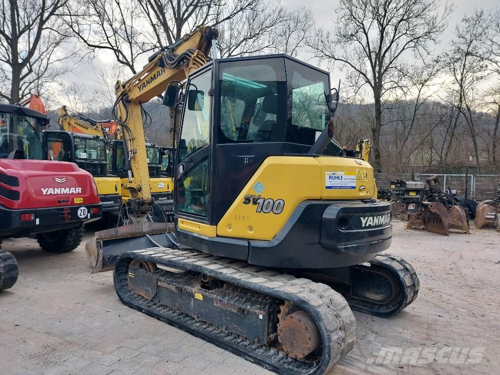 Yanmar SV 100 Vidutinės galios ekskavatoriai 7-12 t