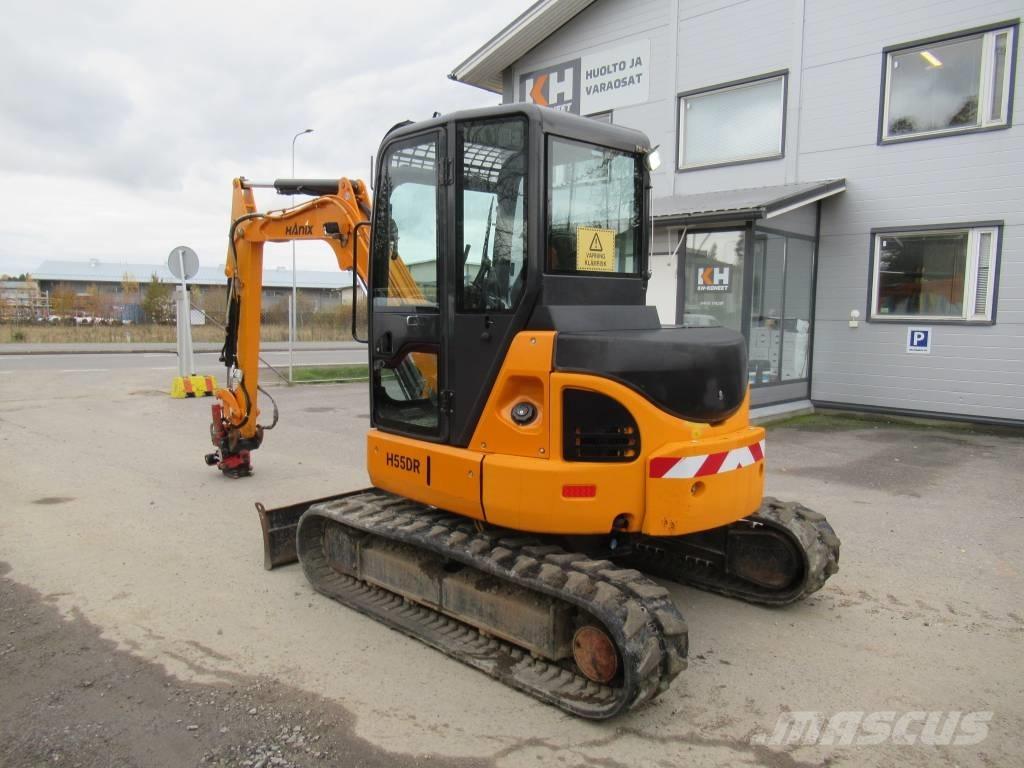 Hanix H 55 DR Mini ekskavatoriai < 7 t