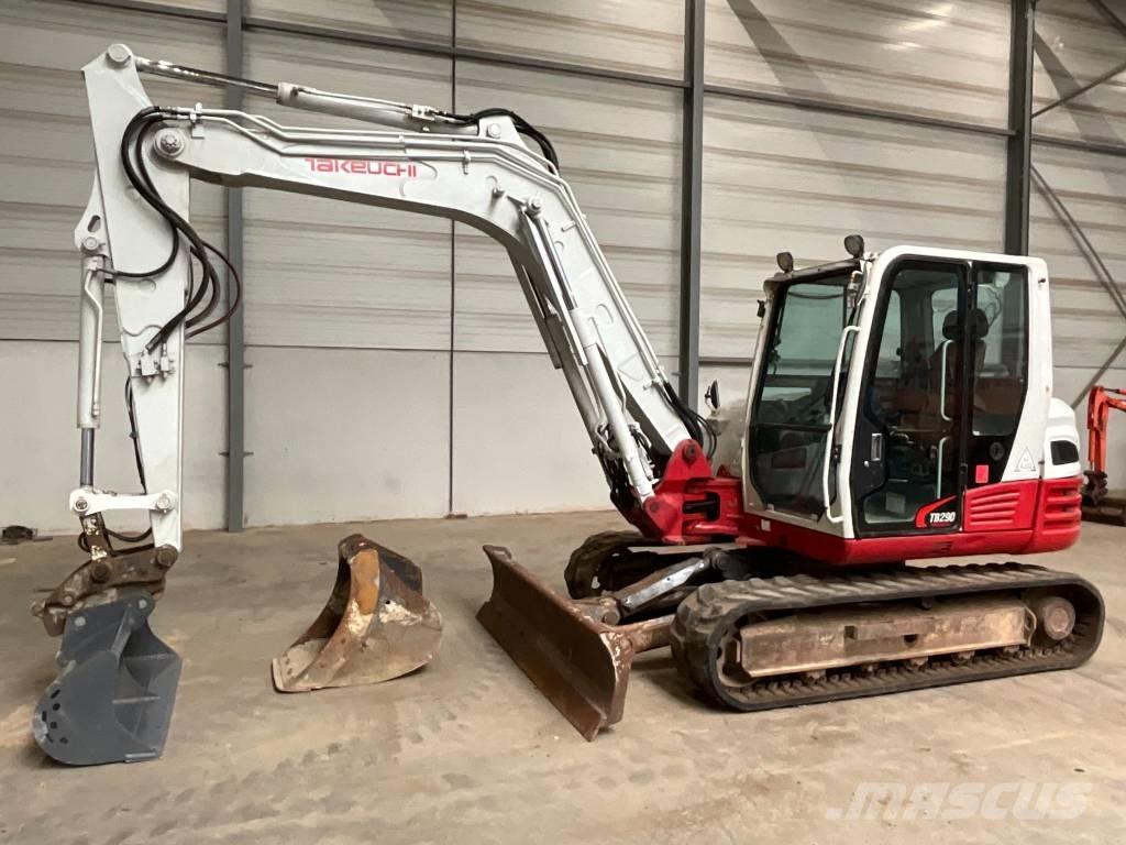 Takeuchi TB 290 Vidutinės galios ekskavatoriai 7-12 t