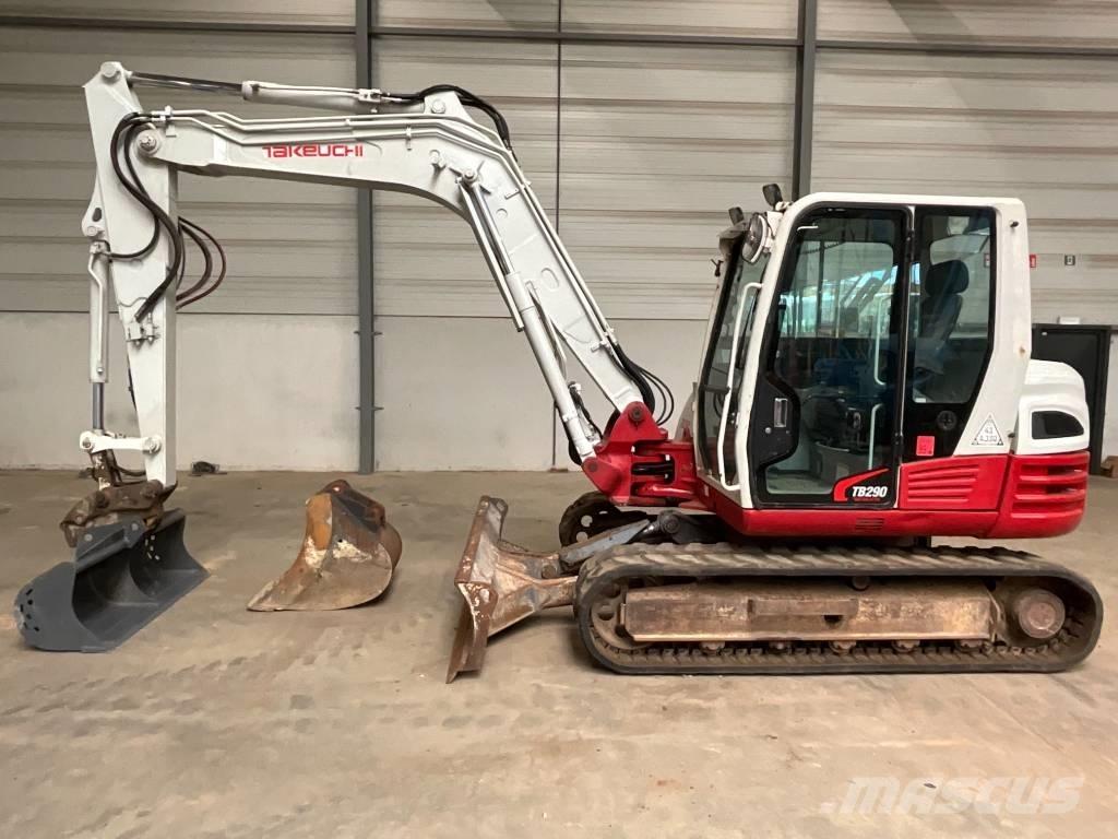 Takeuchi TB 290 Vidutinės galios ekskavatoriai 7-12 t