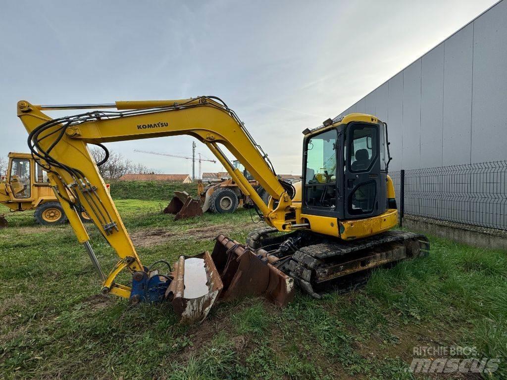 Komatsu PC 80 MR-3 Vidutinės galios ekskavatoriai 7-12 t