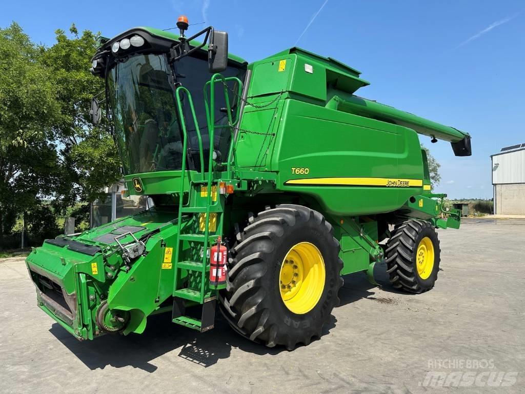 John Deere T 660 Derliaus nuėmimo kombainai