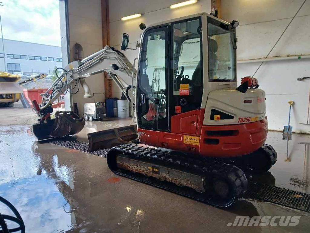 Takeuchi TB 260 Mini ekskavatoriai < 7 t