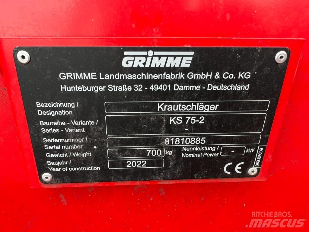 Grimme KS 75-2 Stiebų rėžtuvės