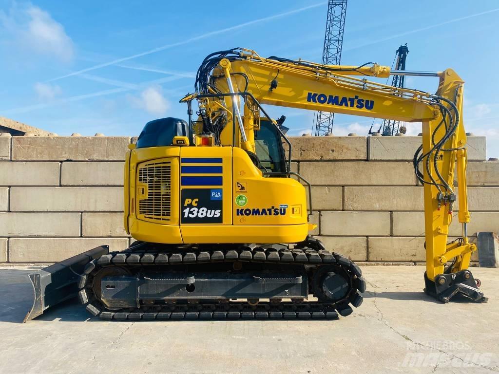 Komatsu pc138us-11eo Vikšriniai ekskavatoriai