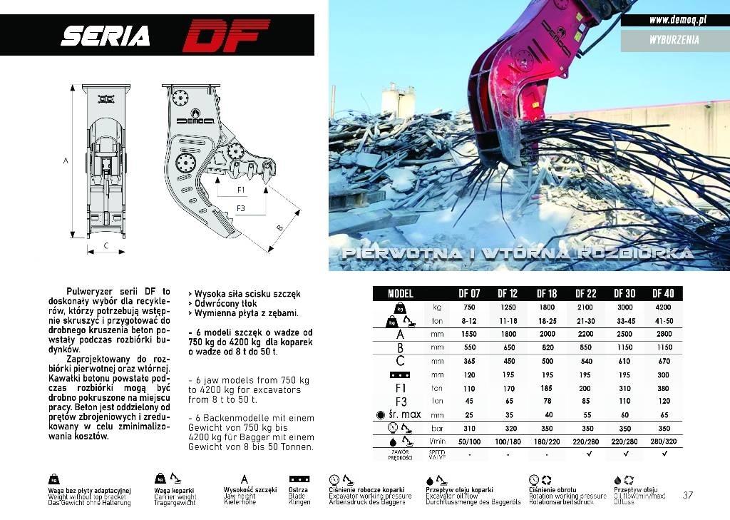  DEMOQ DF12 Trupintuvai