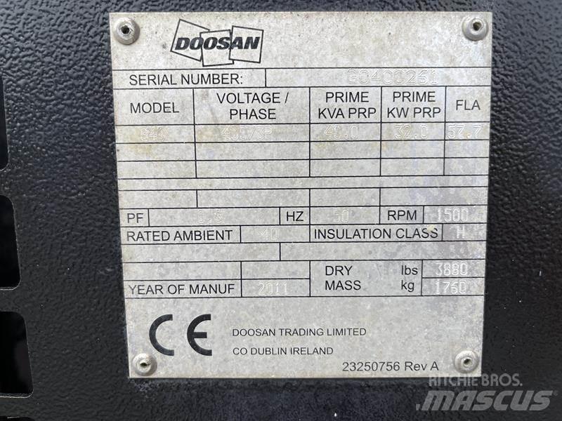 Doosan G 40 Dyzeliniai generatoriai