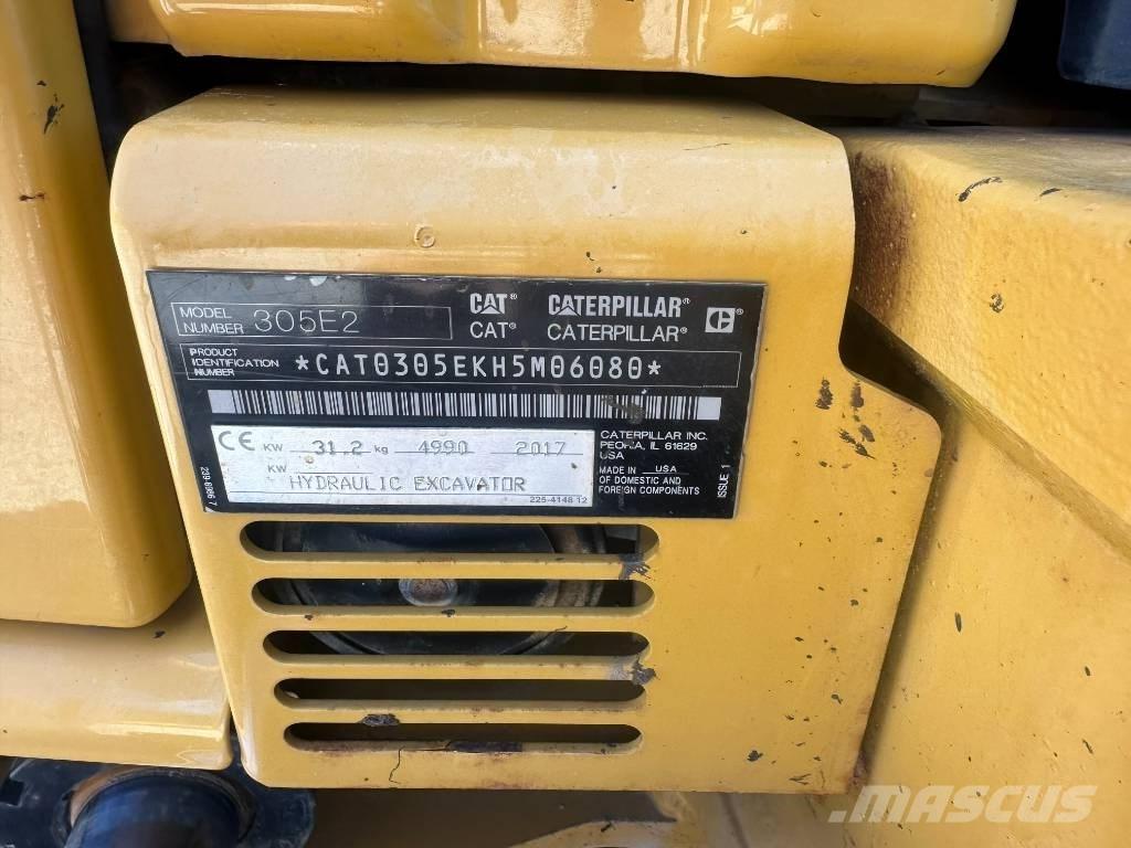 CAT 305 Mini ekskavatoriai < 7 t