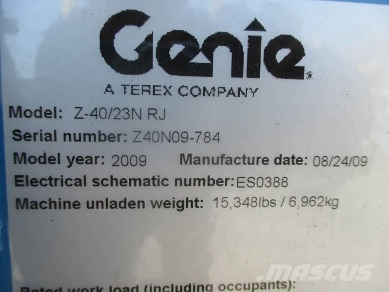 Genie Z 40/23 N RJ Alkūniniai keltuvai