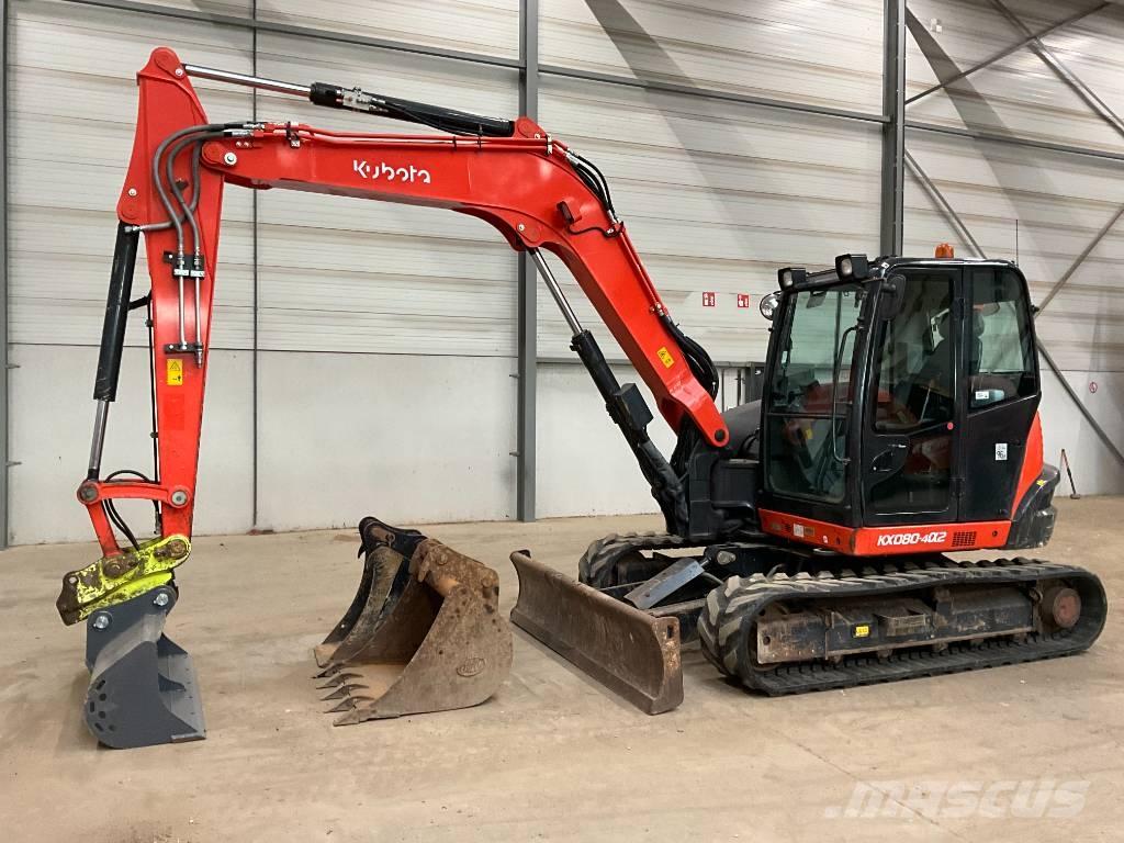 Kubota KX 080-4 A 2 Vidutinės galios ekskavatoriai 7-12 t