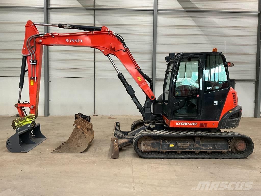 Kubota KX 080-4 A 2 Vidutinės galios ekskavatoriai 7-12 t