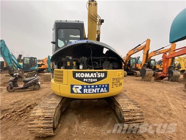 Komatsu pc78us Vikšriniai ekskavatoriai