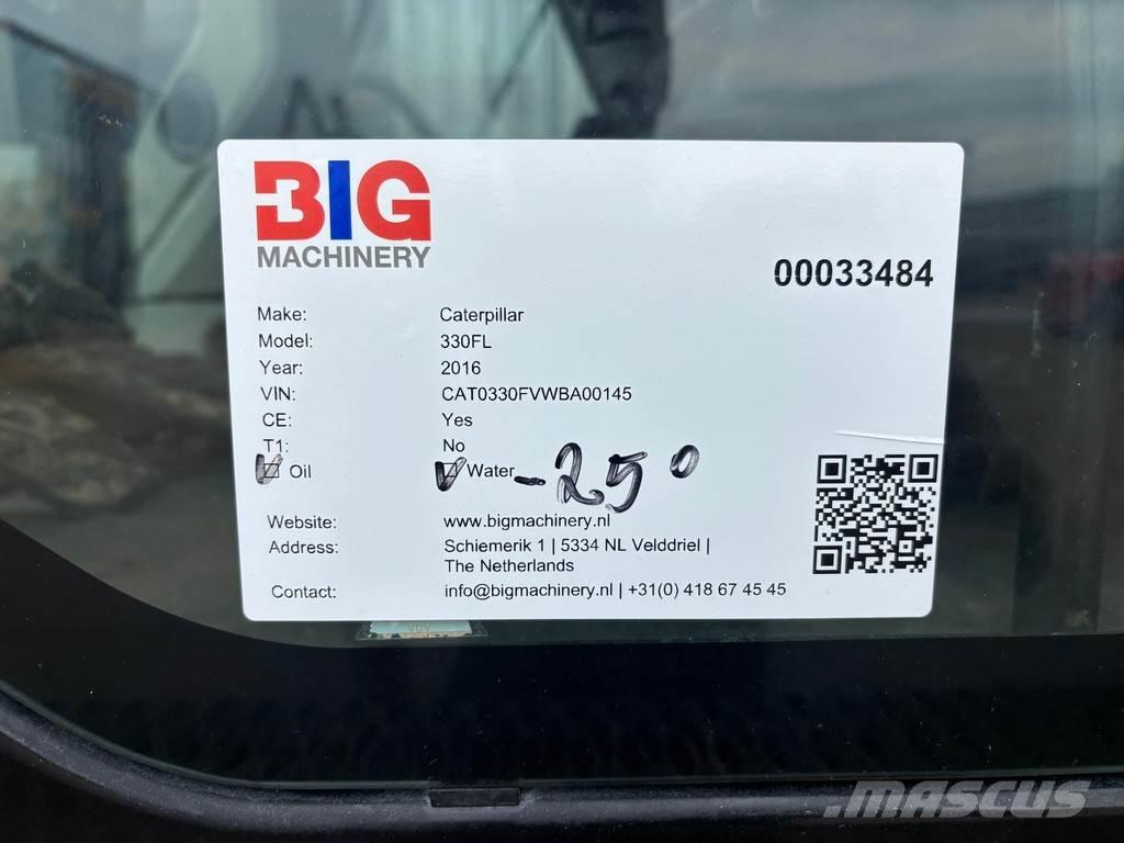 CAT 330FL Vikšriniai ekskavatoriai