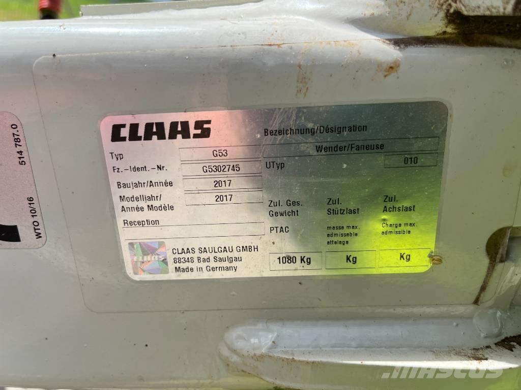 CLAAS Volto 800 Šieno grėbliai ir vartytuvai