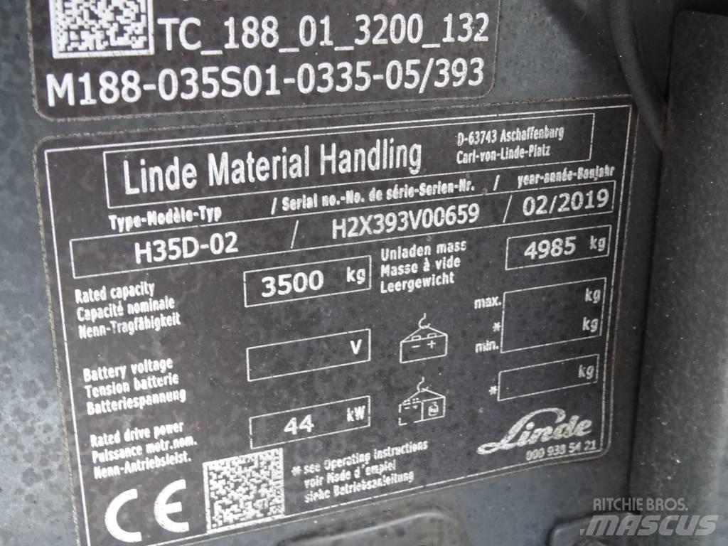 Linde H35D-02 Dyzeliniai krautuvai