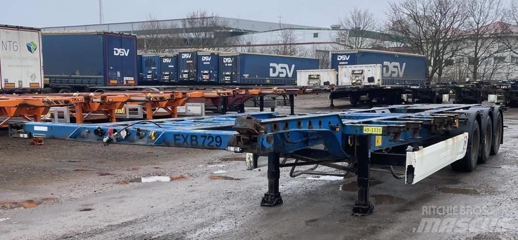 Krone Krone SDC27 Konteinerių puspriekabės