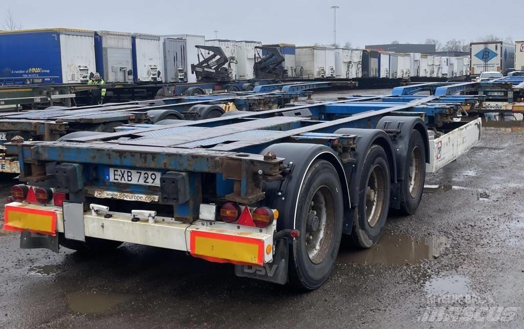 Krone Krone SDC27 Konteinerių puspriekabės
