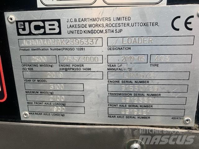 JCB 403 Naudoti ratiniai krautuvai