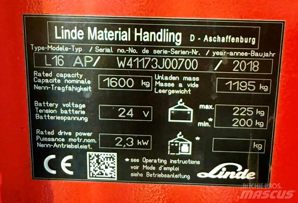 Linde L16APi/1173 Savaeigiai rietuvai