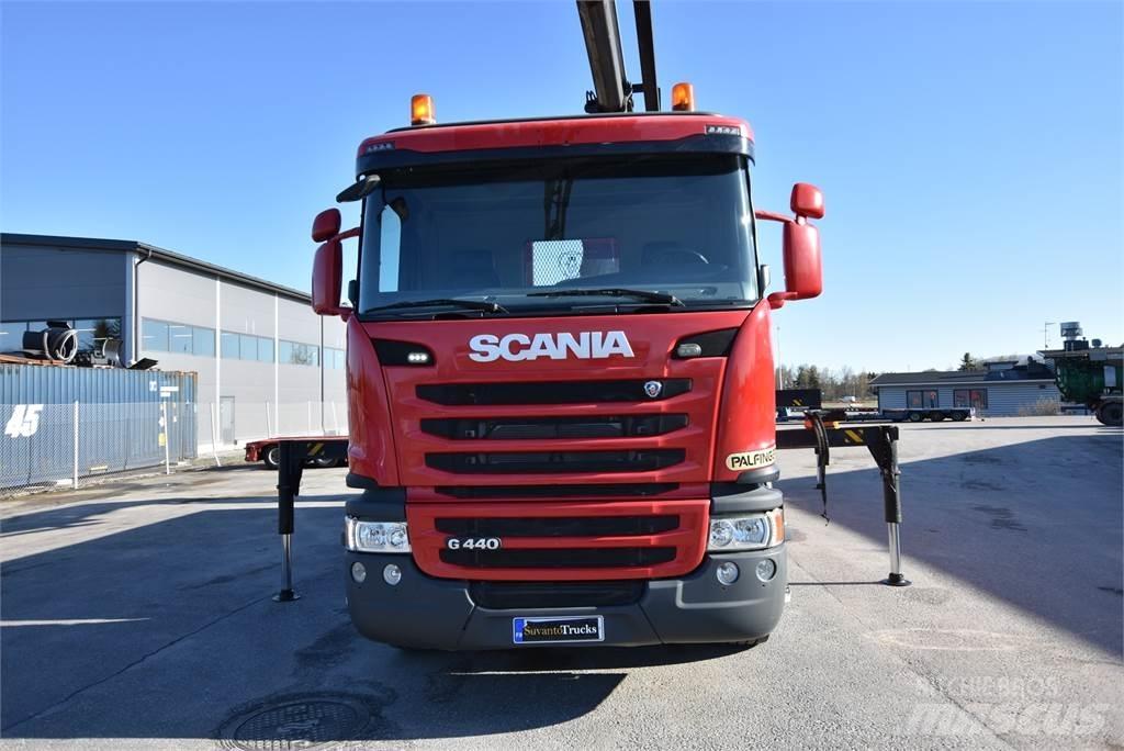 Scania G440 8X4 Automobiliniai kranai
