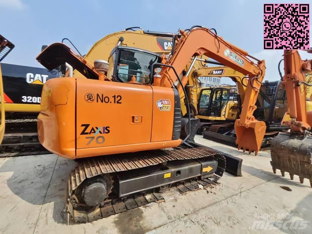 Hitachi ZX 70 Mini ekskavatoriai < 7 t