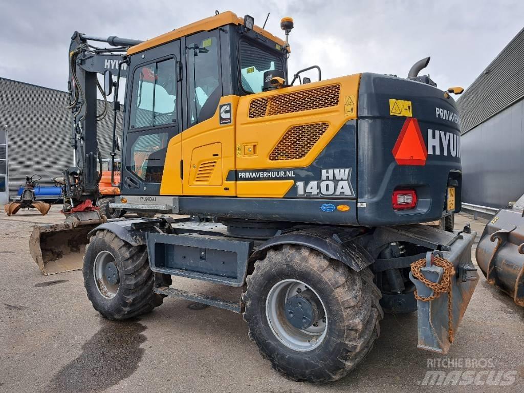 Hyundai HW140A Ratiniai ekskavatoriai