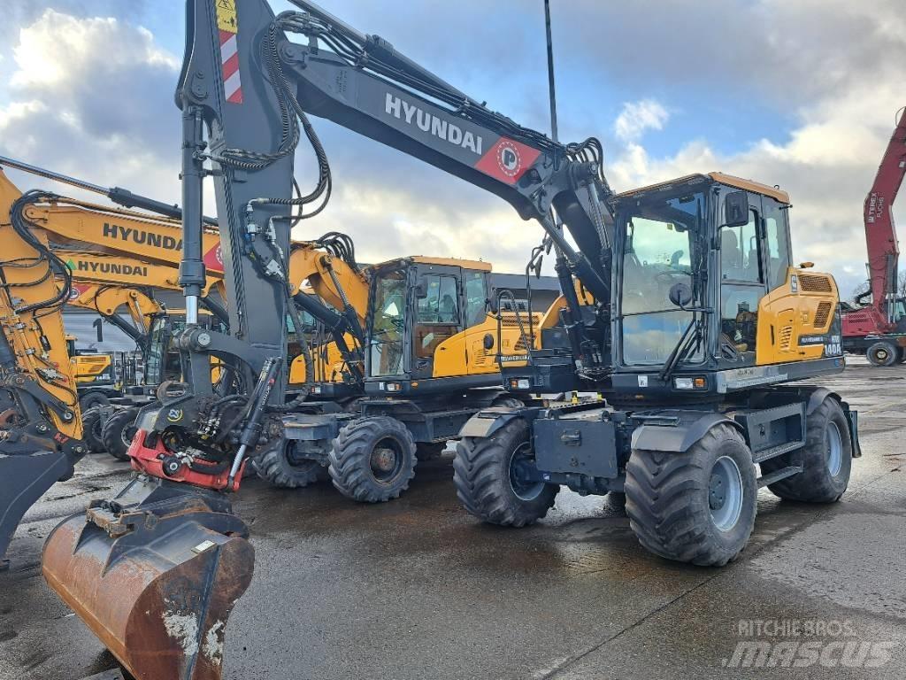 Hyundai HW140A Ratiniai ekskavatoriai